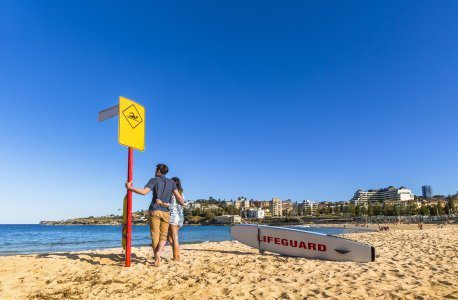 Lifeguard on Coogee Beach
