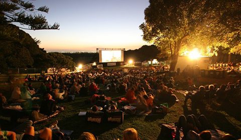 Moonlight Cinema - Centennial Park (480 x 280px) Photograph of the Moonlight Cinema in Centennial Park.