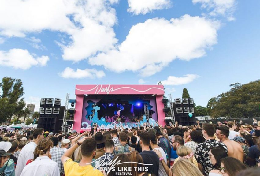 Days Like These, Sydney Festial located in Victoria Park Days Like These Festival located in Victoria Park, Sydney