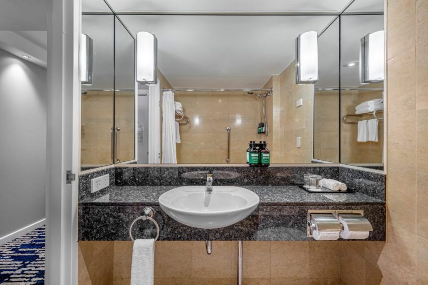 marble hotel bathroom sink