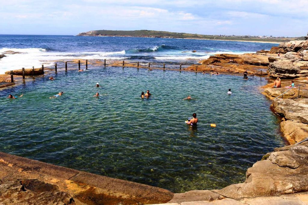Mahon Rock Pool at Maroubra Beach, Sydney NSW